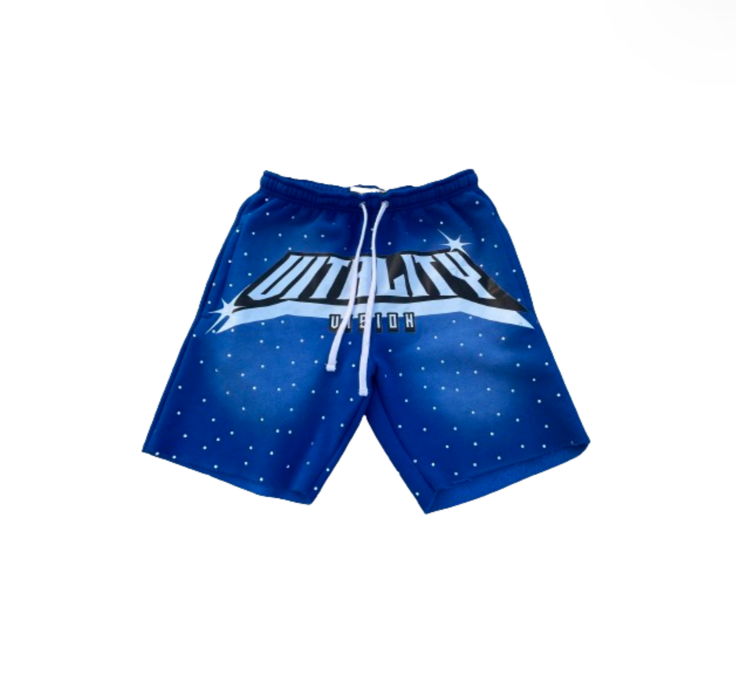 "Cobalt" Rhinestone Shorts